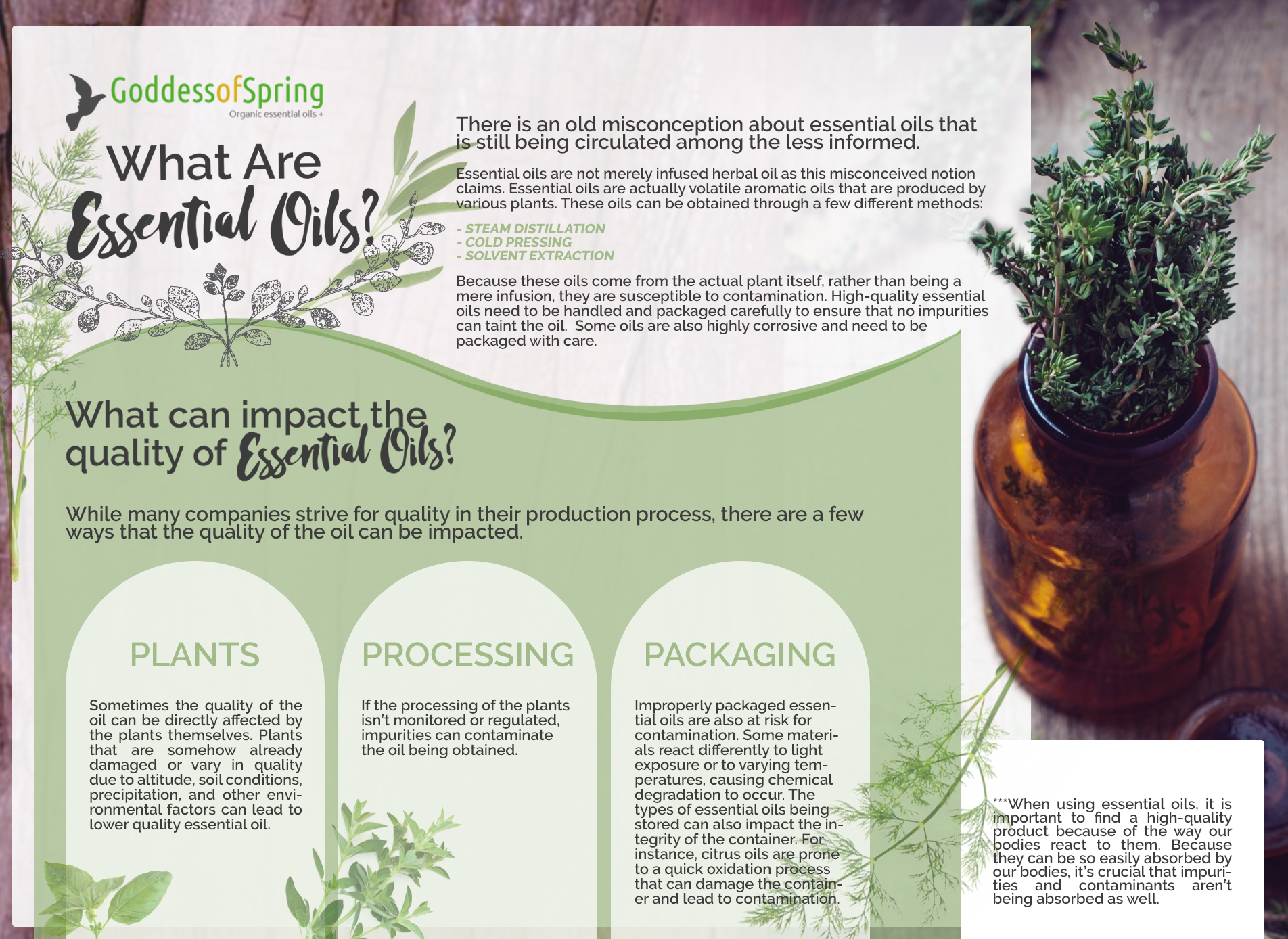 certified organic essential oils